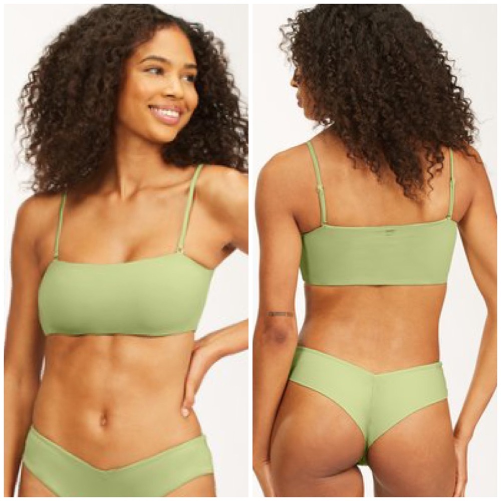 🔆 Billabong Sol Searcher Cactus Bandeau Bikini Top